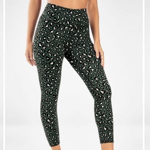 Fabletics Leopard Define PowerHold High-Waisted 7/8 Legging